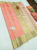 Latest Design Pure Kanjivaram Fancy Silk Saree Peach Color w/ Blouse