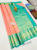 Trendy Design Pure Kanjivaram Fancy Silk Saree Peach Color w/ Blouse