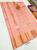 Pure Kanjivaram Fancy Silk Saree Peach Color w/ Blouse