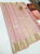 New Design Pure Kanjivaram Fancy Silk Saree Light Peach Color w/ Blouse