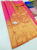 New Design Pure Kanjivaram Fancy Silk Saree Pink and Gold Color w/ Blouse
