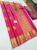 New Design Pure Kanjivaram Fancy Silk Saree Pink Color w/ Blouse