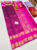 Latest Design Pure Kanjivaram Fancy Silk Saree Pink Color w/ Blouse