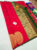 Latest Design Pure Kanjivaram Fancy Silk Saree Pink Color w/ Blouse