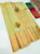 Copper Zari Design Pure Kanjivaram Fancy Silk Saree Pista Color w/ Blouse