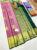 Trendy Design Pure Kanjivaram Fancy Silk Saree Purple Color w/ Blouse