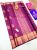 Trendy Mango Design Pure Kanjivaram Fancy Silk Saree Purple Color w/ Blouse