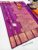 Vaira Oosi Checked Design Pure Kanjivaram Fancy Silk Saree Purple Color w/ Blouse