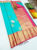 Unique Design Pure Kanjivaram Fancy Silk Saree Rama Blue Color w/ Blouse