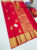 Unique Design Pure Kanjivaram Fancy Silk Saree Red Color w/ Blouse