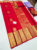 New Design Pure Kanjivaram Fancy Silk Saree Red Color w/ Blouse
