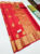 New Trendy Design Pure Kanjivaram Fancy Silk Saree Red Color