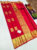 Trendy Design Pure Kanjivaram fancy Silk Saree Red Color w/ Blouse