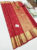 New Design Pure Kanjivaram Fancy Silk Saree Red Color w/ Blouse