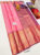 Trendy Design Pure Kanjivaram Fancy Silk Saree Rose Color w/ Blouse