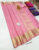 Pure Kanjivaram Fancy Silk Saree Rose Color w/ Blouse