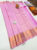 Latest Design Pure Kanjivaram Fancy Silk Saree Rose Color w/ Blouse