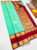 New Design Pure Kanjivaram Fancy Silk Saree Teal Green Color w/ Blouse