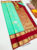 Trendy Design Pure Kanjivaram Fancy Silk Saree Teal Green Color w/ Blouse