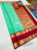 New Design Pure Kanjivaram Fancy Silk Saree Teal Green Color w/ Blouse