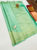 Pure Kanjivaram Fancy Silk Saree Teal Green Color w/ Blouse
