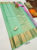 Latest Design Pure Kanjivaram Fancy Silk Saree Teal Green Color w/ Blouse