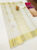 New Design Pure Kanjivaram Fancy Silk Saree White Color w/ Blouse