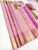 Demond Flower Design Pure Kanjivaram Silk Saree Off White Color w/ Blouse