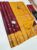 Pure Soft Silks Saree Apple Red Color w/ Blouse