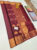 Unique Design Pure Soft Silk Saree Apple Red Color w/ Blouse