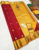 Pure Soft Silk Saree Apple Red Color w/ Blouse
