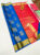 Trendy Annam Design Pure Soft Silk Saree Blue Color w/ Blouse