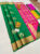 Trendy Design Pure Soft Silk Saree Bottle Green Color w/ Blouse