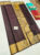 Unique Design Pure Soft Silks Saree Brown Color w/ Blouse