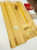 Unique Design Pure Soft Silk Saree Butter Yellow Color w/ Blouse