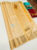 New Design Pure Soft Silks Saree Cream Color w/ Blouse