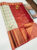Big Border Pure Soft Silk Saree Cream White Color w/ Blouse
