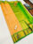 Unique Design Pure Soft Silk Saree Golden Yellow Color w/ Blouse