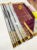 Trendy Design Pure Soft Silk Saree Gray and Gold Color w/ Blouse