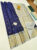 Trendy Design Pure Soft Silk Saree Ink Blue Color w/ Blouse
