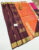 Cycle Design Pure Soft Silks Saree Kumkum Red Color w/ Blouse