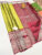 Nature Design Pure Soft Silk Saree Lemon Green Color w/ Blouse