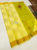 Trendy Design Pure Soft Silk Saree Lemon Yellow Color w/ Blouse