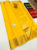 New Design Pure Soft Silk Saree Lemon Yellow Color w/ Blouse