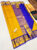 Unique Design Pure Soft Silk Saree Lemon Yellow Color w/ Blouse