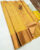 Latest Design Pure Soft Silk Saree Lemon Yellow Color w/ Blouse