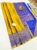 Unique Design Pure Soft Silk Saree Lemon Yellow Color w/ Blouse