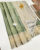Pure Soft Silk Saree Light Olive Green Color w/ Blouse