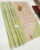 Unique Design Pure Soft Silks Saree Light Pista Color w/ Blouse