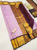 Trendy Design Pure Soft Silk Saree Light Violet Color w/ Blouse
